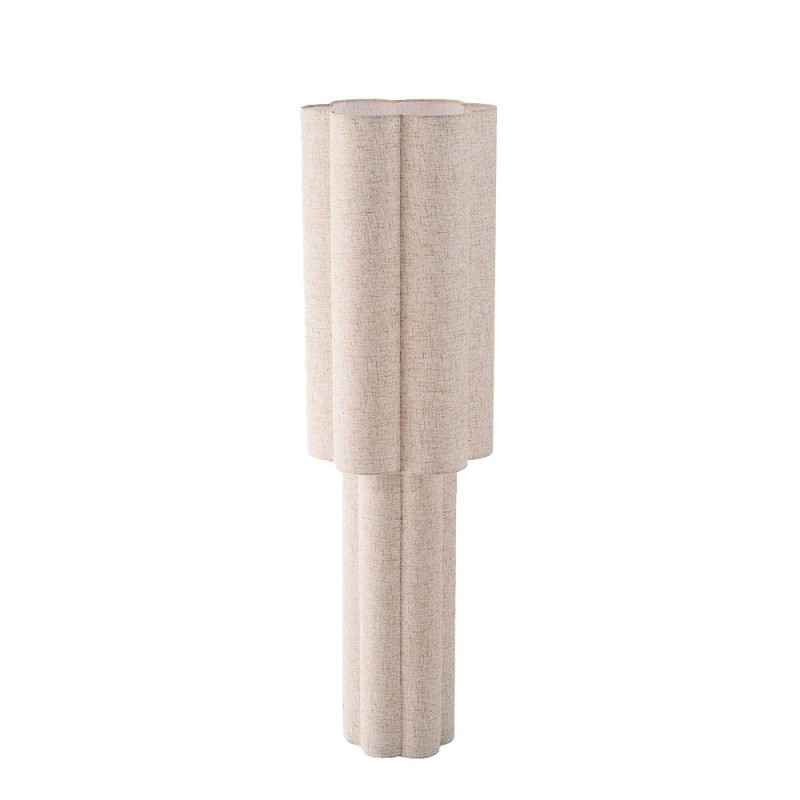 Lampadar Almere, metal, PVC, material textil, bej, 1XE27, H.120 cm, MILD000182-BR