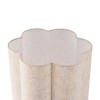 Lampadar Almere, metal, PVC, material textil, bej, 1XE27, H.120 cm, MILD000182-BR