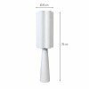 Lampa de masa Ravenna, metal, PVC, material textil, alb, 1XE27, H.75 cm, MILD000183-WH