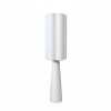 Lampa de masa Ravenna, metal, PVC, material textil, alb, 1XE27, H.75 cm, MILD000183-WH