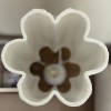Lampa de masa Ravenna, metal, PVC, material textil, alb, 1XE27, H.75 cm, MILD000183-WH
