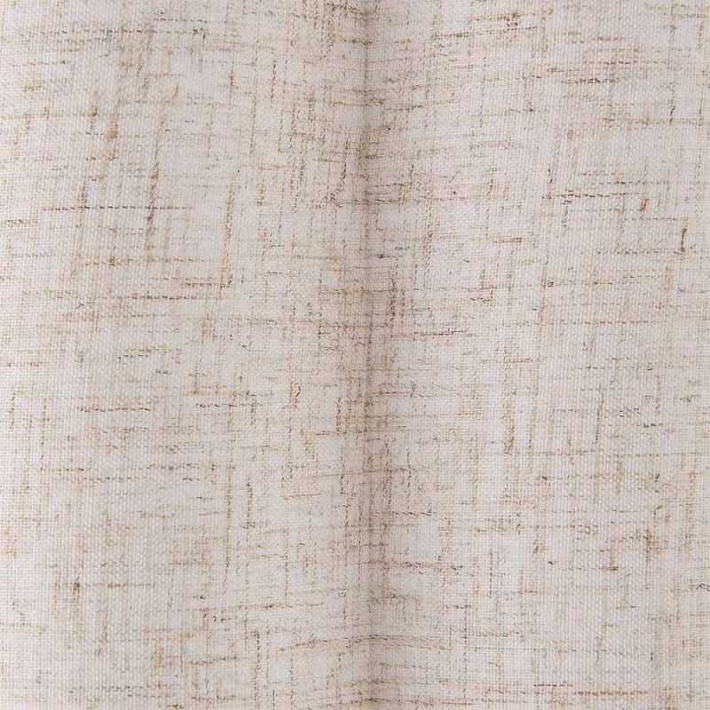 Veioza Kazan, metal, PVC, material textil, bej, 1XE27, H.43 cm, MILD000184-BR