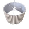 Suspensie Vasteras, metal, PVC, material textil, 1XE27, D.38 cm, MILD000187-BG