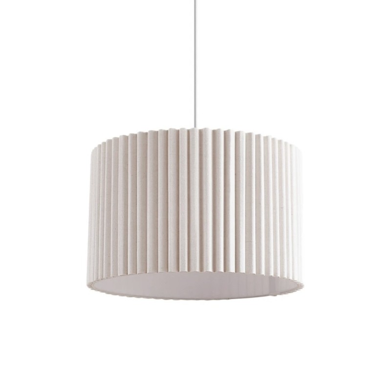 Suspensie Vasteras, metal, PVC, material textil, 1XE27, D.38 cm, MILD000187-BG