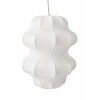 Suspensie Torun, metal, PVC, fibra de bumbac, 1XE27, D.26 cm, MILD000189-WH