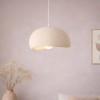 Suspensie Tuzla, metal, EPS, bej, 1XE27, D.40 cm, MILD000191-BG