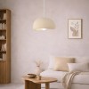 Suspensie Tuzla, metal, EPS, bej, 1XE27, D.40 cm, MILD000191-BG