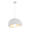 Suspensie Tuzla, metal, EPS, alb, 1XE27, D.40 cm, MILD000191-WH