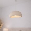 Suspensie Tuzla, metal, EPS, bej, 1XE27, D.50 cm, MILD000192-BG