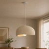 Suspensie Tuzla, metal, EPS, bej, 1XE27, D.50 cm, MILD000192-BG