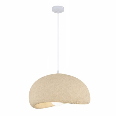 Suspensie Tuzla, metal, EPS, bej, 1XE27, D.50 cm, MILD000192-BG
