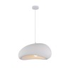 Suspensie Vaduz, metal, EPS, alb, 1XE27, D.40 cm, MILD000194-WH
