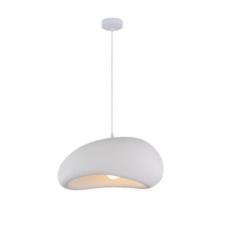 Suspensie Vaduz, metal, EPS, alb, 1XE27, D.40 cm, MILD000194-WH