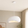 Suspensie Vaduz, metal, EPS, alb, 1XE27, D.40 cm, MILD000194-WH