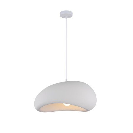 Suspensie Vaduz, metal, EPS, alb, 1XE27, D.50 cm, MILD000195-WH
