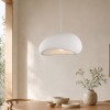 Suspensie Vaduz, metal, EPS, alb, 1XE27, D.50 cm, MILD000195-WH