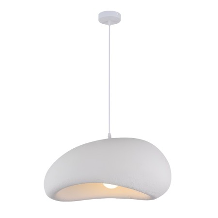 Suspensie Vaduz, metal, EPS, alb, 1XE27, D.60 cm, MILD000196-WH