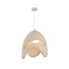 Suspensie Pleven, metal, EPS, bej, 1XE27, D.50 cm, MILD000197-BG
