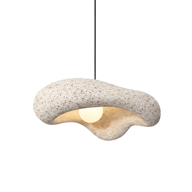 Suspensie Zenica, metal, EPS, bej, 1XE27, D.50 cm, 240-198-BGBR
