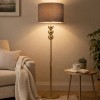 Lampadar Ypres, metal, material textil, auriu, 1XE27, H.150 cm, MILD000209-GL
