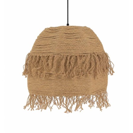 Suspensie Haarlem, metal, iuta naturala, bej, 1XE27, D.40 cm, MILD000218-UN