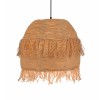 Suspensie Haarlem, metal, iuta naturala, bej, 1XE27, D.40 cm, MILD000218-UN