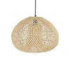 Suspensie Espoo, metal, ratan, bej, 1XE27, D.40 cm, MILD000222-UN