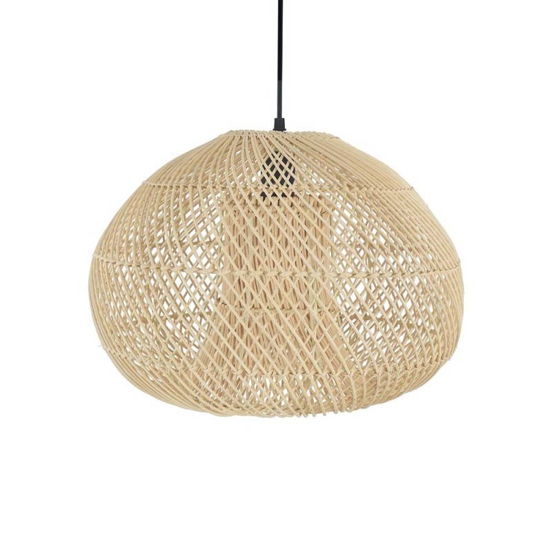 Suspensie Espoo, metal, ratan, bej, 1XE27, D.40 cm, MILD000222-UN