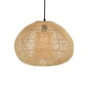 Suspensie Espoo, metal, ratan, bej, 1XE27, D.40 cm, MILD000222-UN