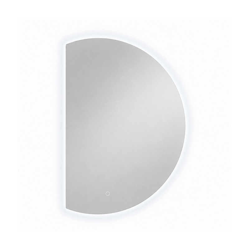 Oglinda de perete cu iluminare Osuna, sticla, H.90 cm, MILD000227-UN