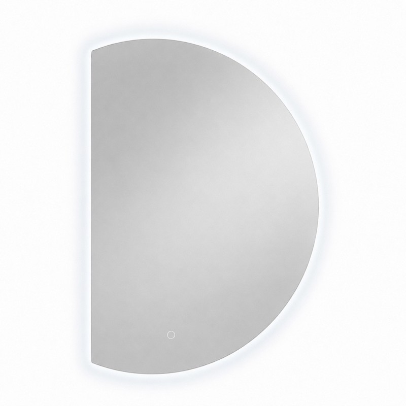 Oglinda de perete cu iluminare Osuna, sticla, H.120 cm, MILD000228-UN