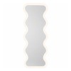 Oglinda cu iluminare Asolo, sticla, alba, H.160 cm, MILD000230-WH