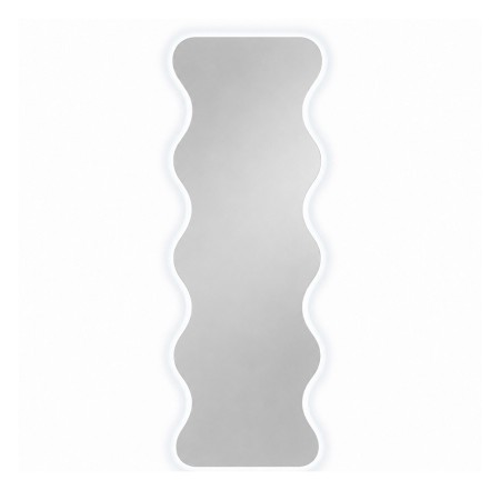 Oglinda cu iluminare Asolo, sticla, alba, H.160 cm, MILD000230-WH