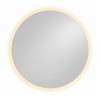 Oglinda de perete cu iluminare Colmar, sticla, argintiu, H.90 cm, MILD000231-UN