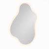 Oglinda de perete cu iluminare Cervo, sticla, H.100 cm, MILD000233-UN