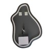 Oglinda de perete cu iluminare Cervo, sticla, H.100 cm, MILD000233-UN