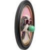 Decoratiune de perete Bubble Dog, MDF, polirasina, negru/roz, H.31 cm, 58671
