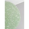 Masuta laterala Amore, metal, marmura minerala, verde, D.40 cm, 70265