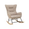 Balansoar Romeo, metal, lemn, poliester, bej, H.102 cm, 70319