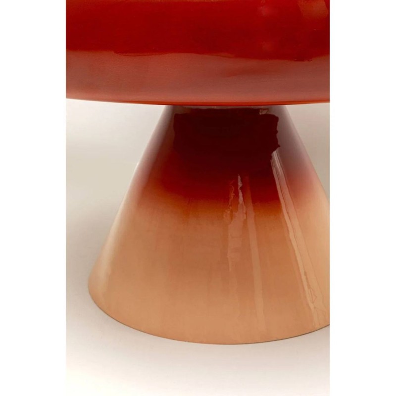 Masuta de cafea Rici, metal, maro/portocaliu, D.60 cm, 70367