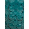 Masuta laterala Lola, metal, sticla, albastra/aurie, D.50 cm, 70648