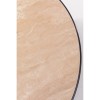 Masuta laterala Cono, metal, MDF, ceramica, natural, D.50 cm, 70658