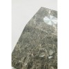 Masuta de cafea Rocky, metal, sticla securizata, gri, D.90 cm, 70702