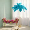 Bancheta Wing Flower, metal, poliester, roz, L.100 cm, 71153