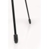 Masuta laterala Acapulco, metal, polietilena, sticla, galbena, D.50 cm, 71334