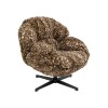 Fotoliu rotativ Cutie Leo, metal, poliester, multicolor, H.85 cm, 71572