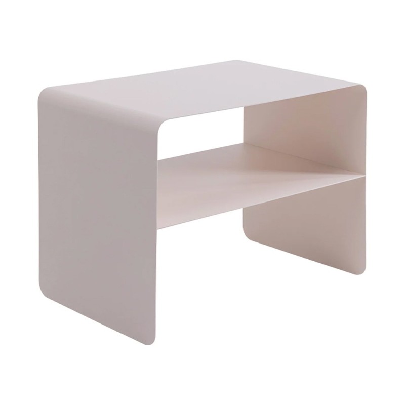 Masuta de cafea Lounge, metal, crem, L.58 cm, 71718
