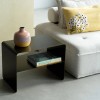 Masuta de cafea Lounge, metal, taupe, L.58 cm, 71719