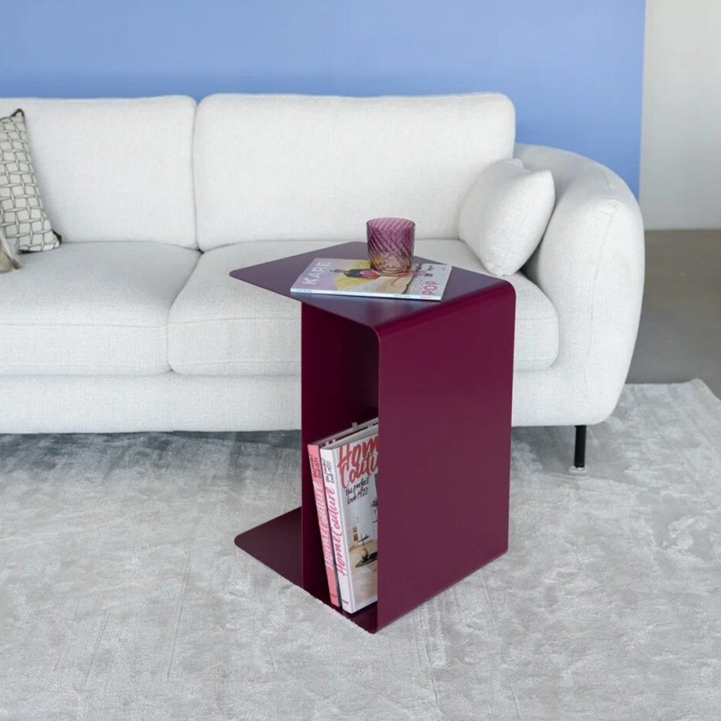 Masuta de cafea Lounge, metal, violet, L.58 cm, 71720