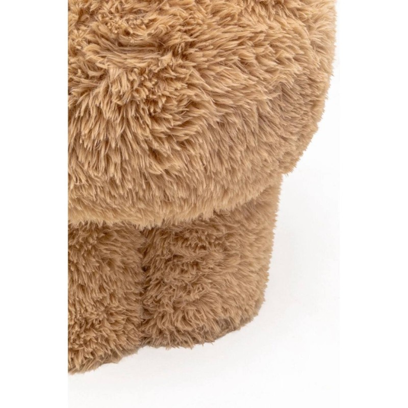 Taburet Softie, MDF, spuma, poliester, taupe, D.49 cm, 71791